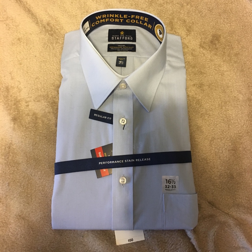 NWT light blue dress shirt