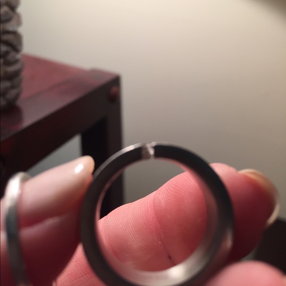 Teno diamond ring 💍 sz 7 titanium Authentic! Real - Picture 3 of 6