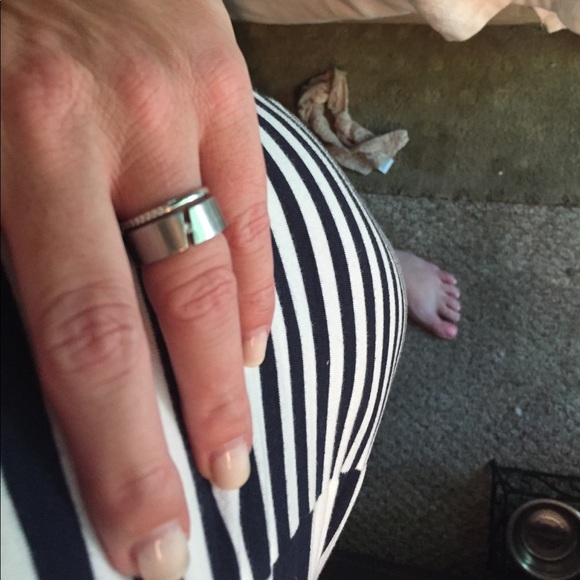 Teno diamond ring 💍 sz 7 titanium Authentic! Real - Picture 6 of 6