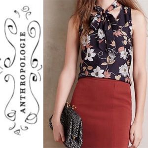 Plum Petal Neck Blouse