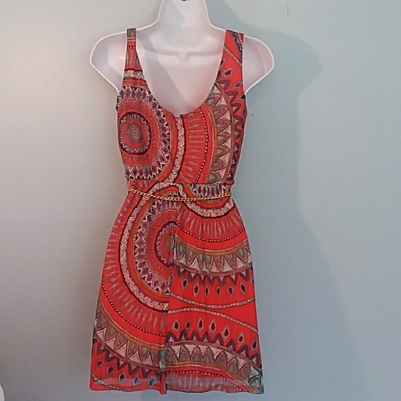 American Rag Dress with Chain Belt - Picture 3 of 5