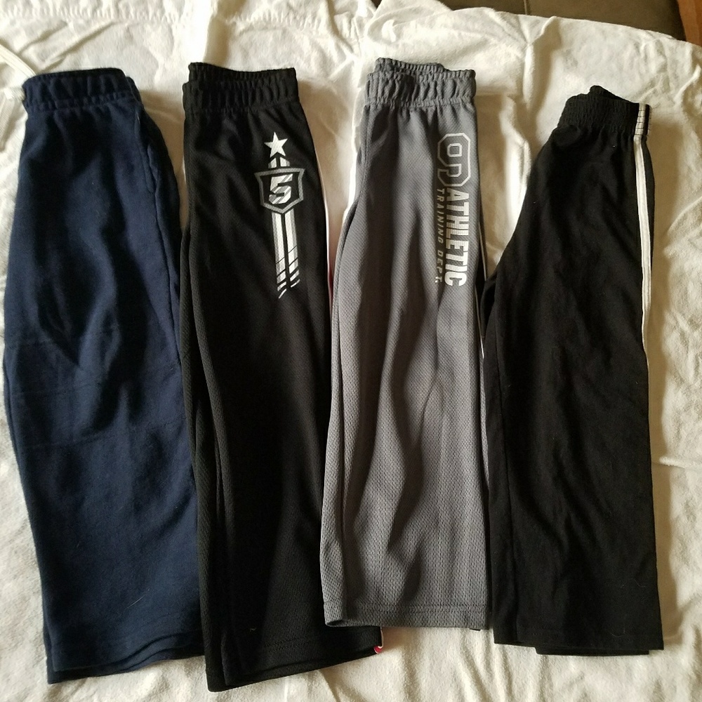 Lot of 4 boys athletic pants