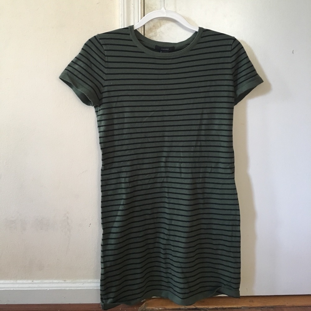 Olive T-shirt dress!
