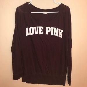 Loose fit VS Pink long sleeve