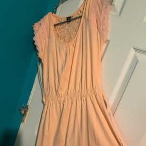 Peach dress