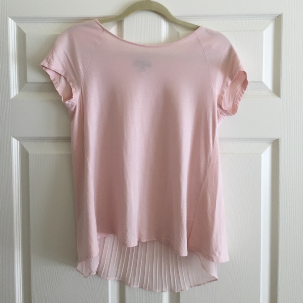 Pink flowy top