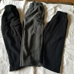 3 pair's boys sweatpants