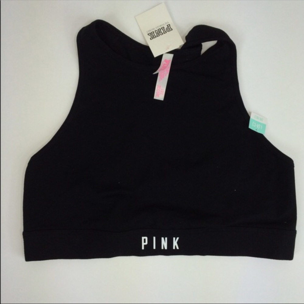 Victoria's secret high neck crop top bra NWT