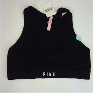 Victoria's secret high neck crop top bra NWT