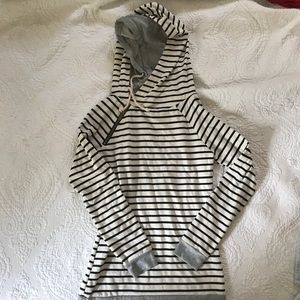 Double striped hoodie