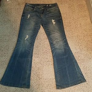 Womens Miss Me Signature Flare Sz 28/31