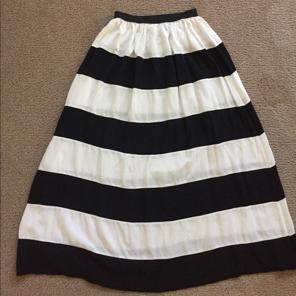 Striped Maxi Skirt