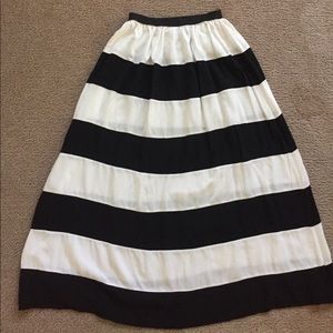 Striped Maxi Skirt