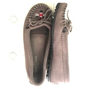 Thunderbird grey moccasins