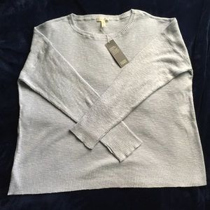 NWT Eileen Fisher Ballet Neck Box Top Sweater