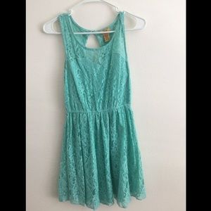 Turquoise dress