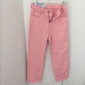 BDG Urban Outfitters pink girlfriend jeans