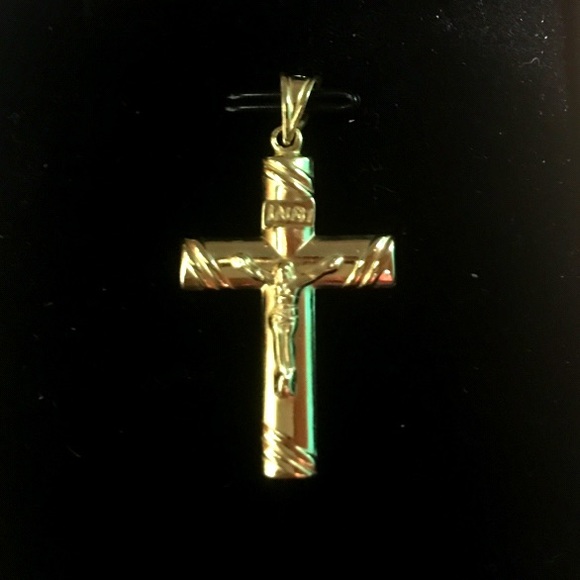 New Jesus Christ Dimensional Crucifix Cross charm - Picture 1 of 3