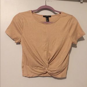 Comfy Chic Beige Crop