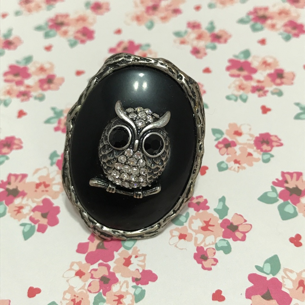 Chunky Owl Statement Ring