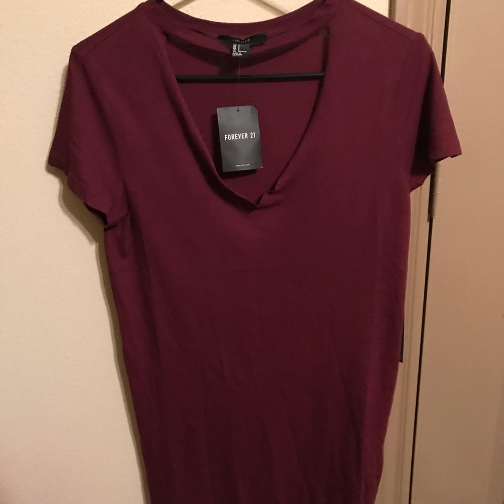 Forever 21 size small Tshirt choker dress