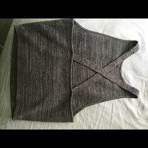 Grey Knit tank from Hollister