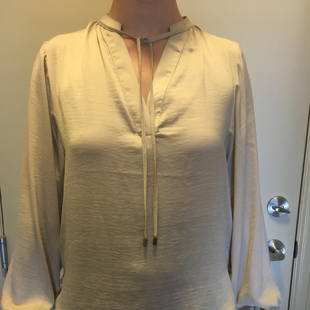 Neck Tie Work Blouse