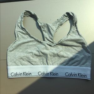 Calvin Klein classic grey bra