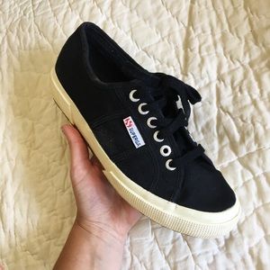 SUPERGA Cotu Sneaker! Black Size US8/ EU39!