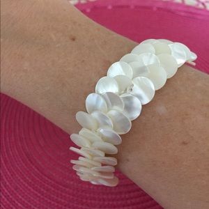 Shell (Faux Mother of Pearl) Bracelet