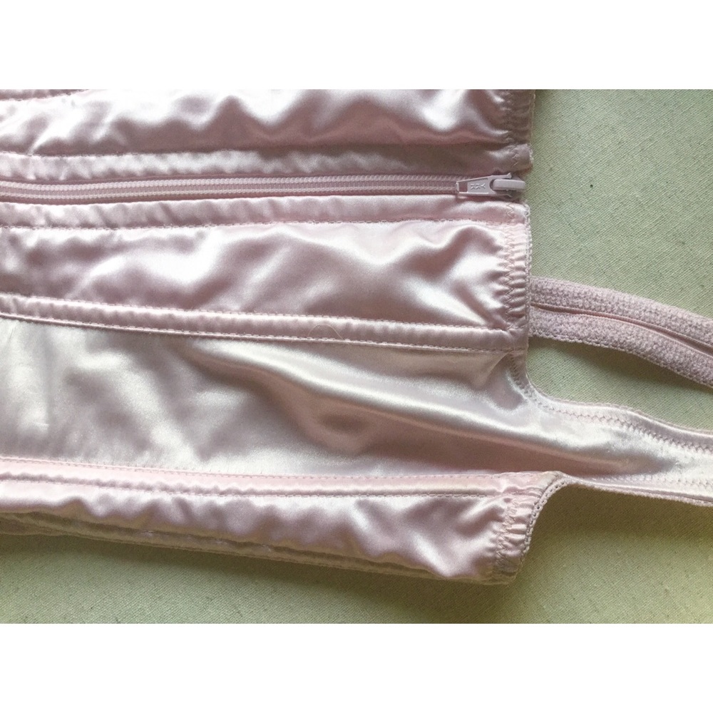 SOLD 50s VTG Pink Bustier Corset Bra - Picture 5 of 8