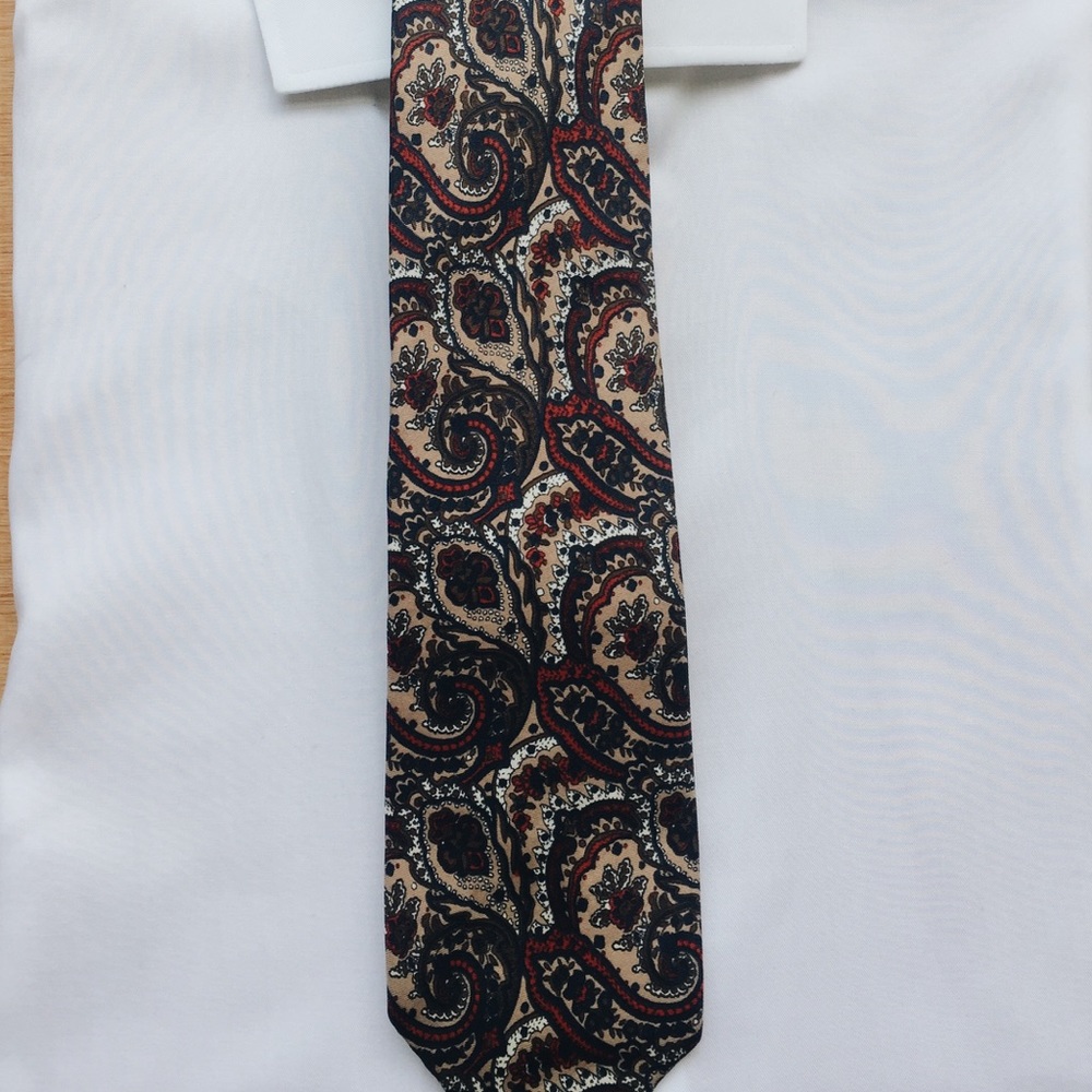 Vintage Christian Dior Men's Tie Paisley