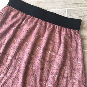 Pink Lace LuLaRoe Lola skirt