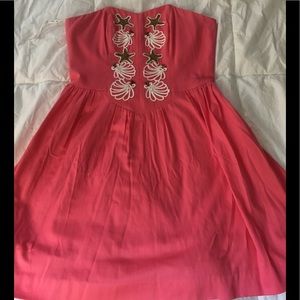 Lilly Pulitzer strapless dress