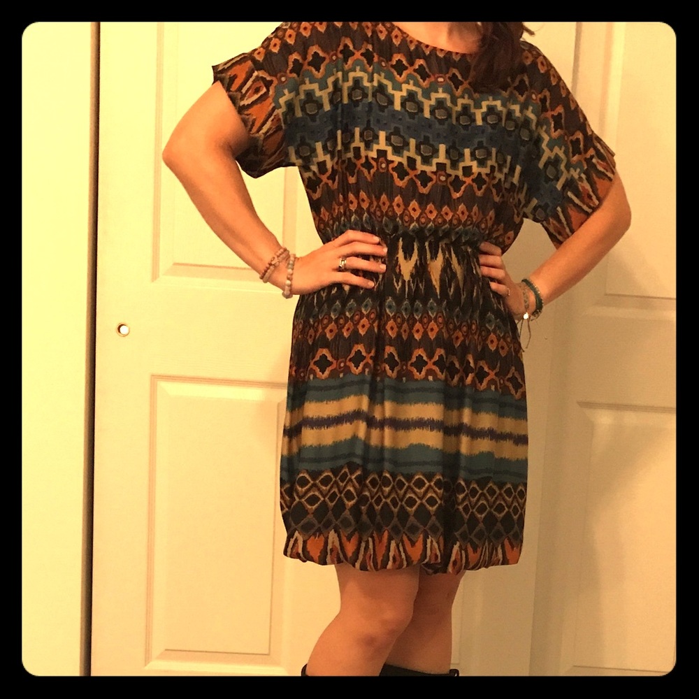 Tribal dress, bubble seam