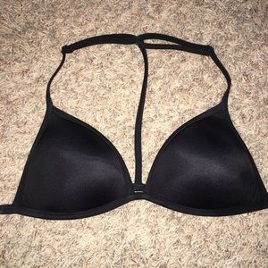 SIZE SMALL BLACK VICTORIA'S SECRET SWIMSUIT TOP