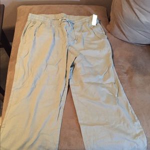 Gray old navy linen pants