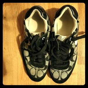 Black/Grey Coach shoes