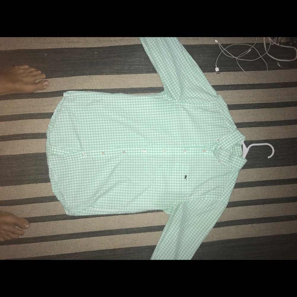 Vineyard vines turquoise dress shirt