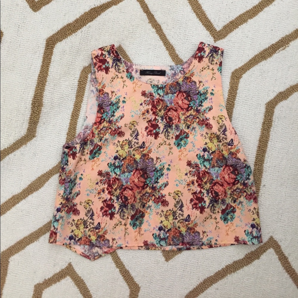 Floral crop top