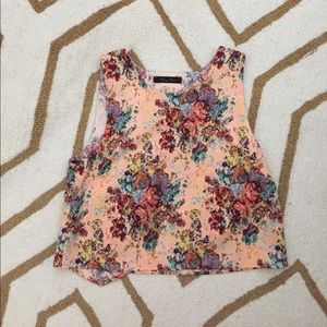 Floral crop top