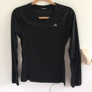 Super cute sheer back adidas workout top