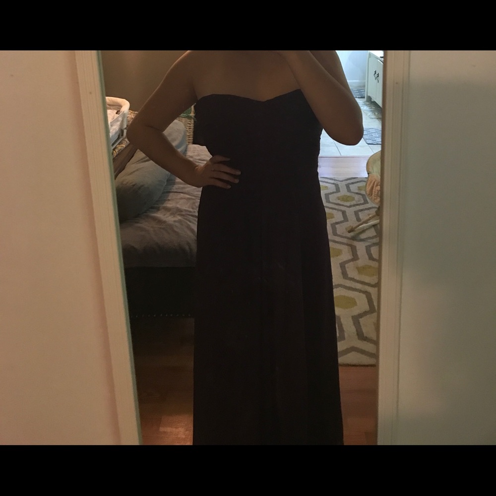 Brand new violet floor length dress!