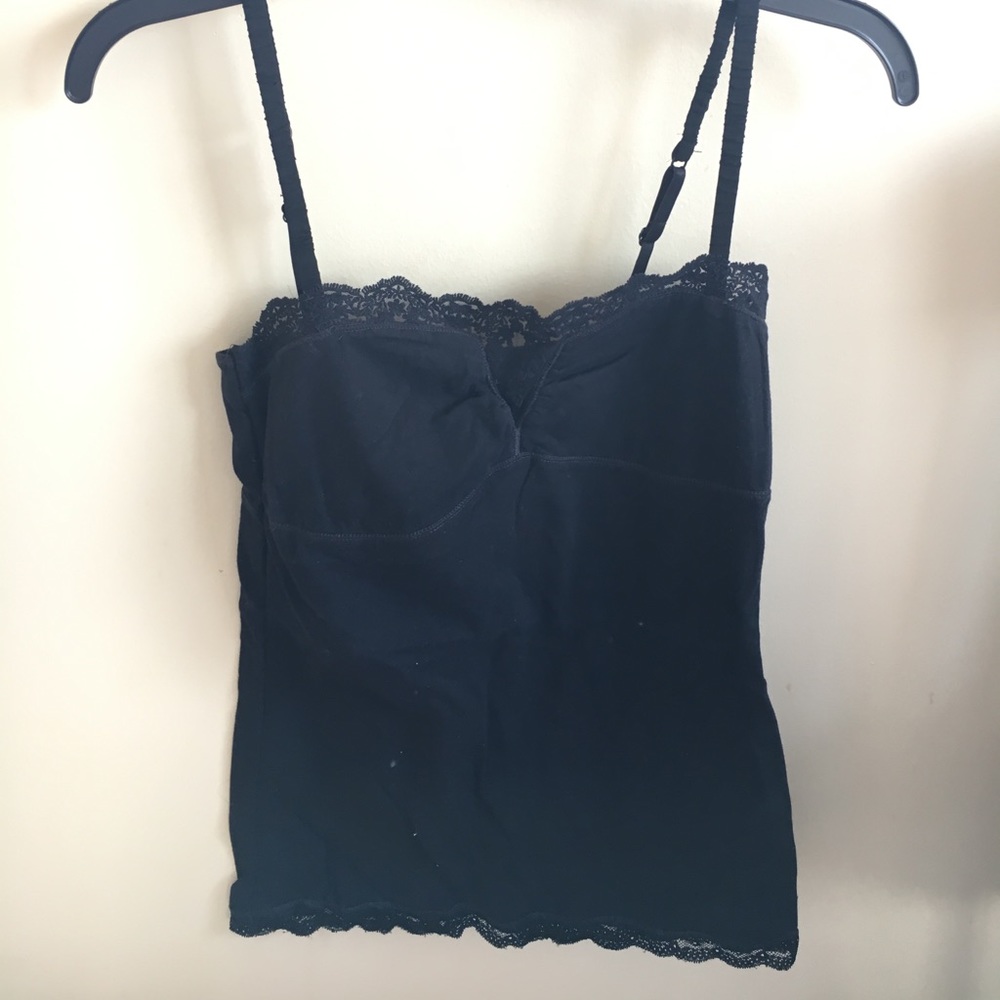 Black tank top