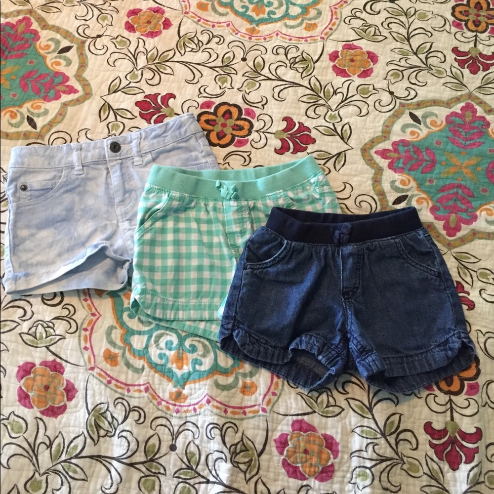 Set of Girls Shorts; Size 4-5