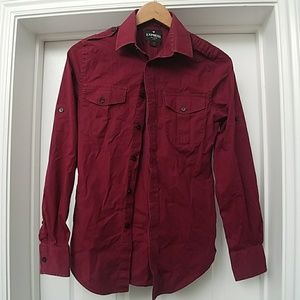 Express men's MK2 XS Maroon Shirt