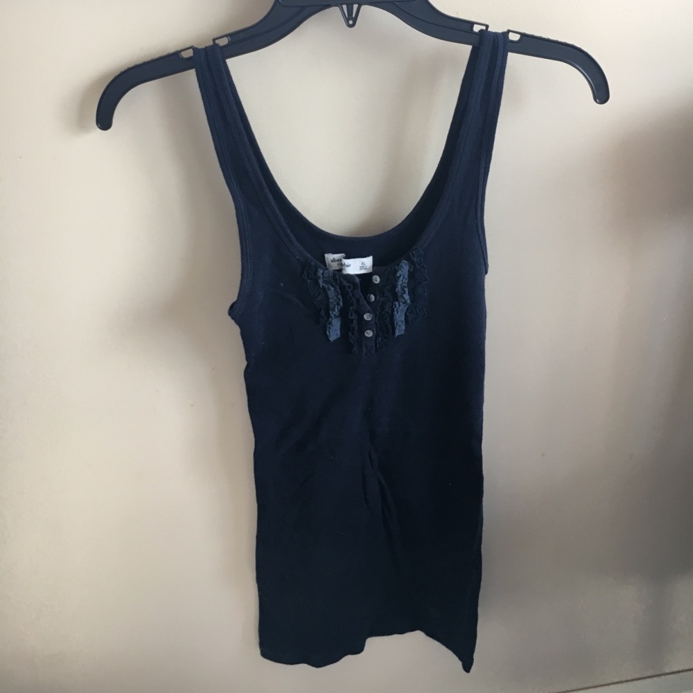 Abercrombie navy tank top