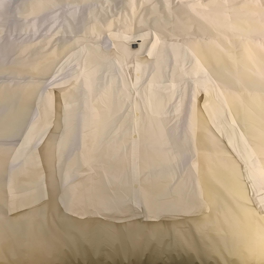 Old Navy white button up