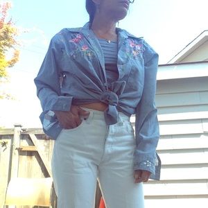 Vintage embroidered top