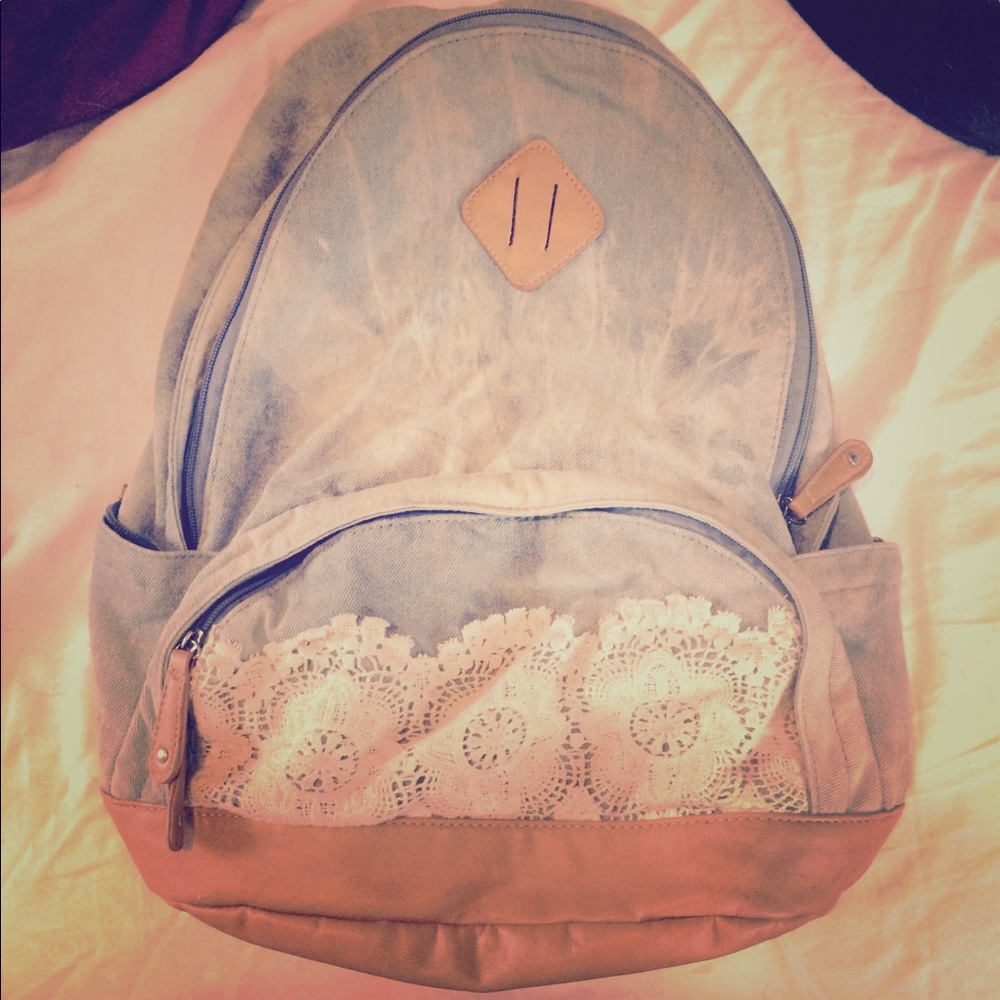 Denim Backpack